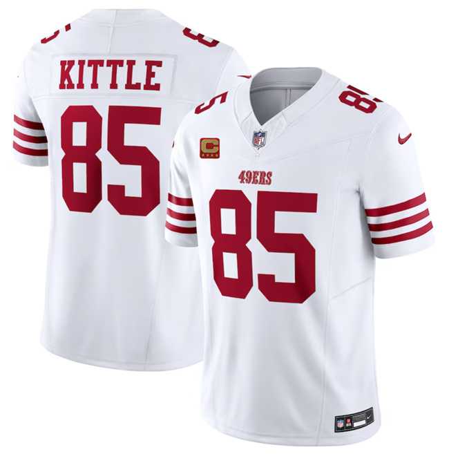 Men & Women & Youth San Francisco 49ers #85 George Kittle White 2023 F.U.S.E. With 1-Star C Patch Vapor Untouchable Limited Jersey,We sell and wholesale Men & Women & Youth San Francisco 49ers #85 George Kittle White 2023 F.U.S.E. With 1-Star C Patch Vapor Untouchable Limited Jersey on line form chian!